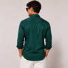 SATIN- FOREST GREEN FULL SLEEVES SHIRT