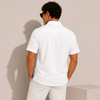 SATIN- WHITE CUBAN SHIRT