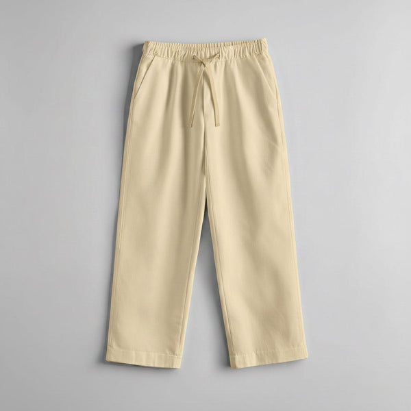 Relaxed Fit Linen Trousers - Beige