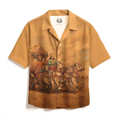 DIVINITY IN CHAOS CUBAN SHIRT
