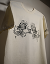 EMBROIDED DRAGON OVERSIZE T-SHIRT