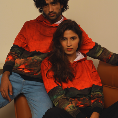 Bloody June Printed Hoodie