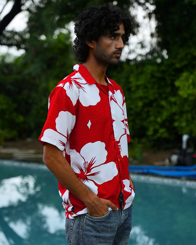 HIBUSCUS CUBAN SHIRT