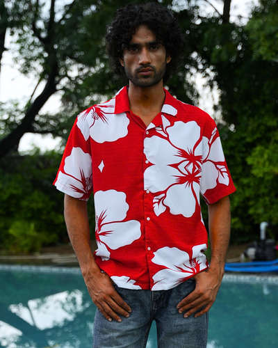 HIBUSCUS CUBAN SHIRT