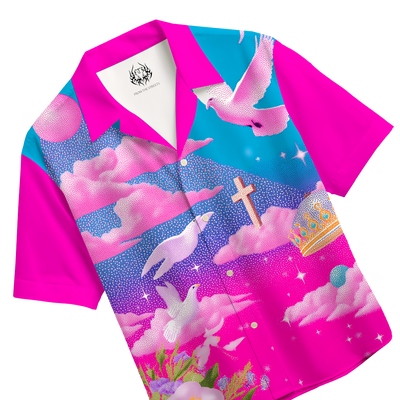 PINK RAPTURE CUBAN SHIRT