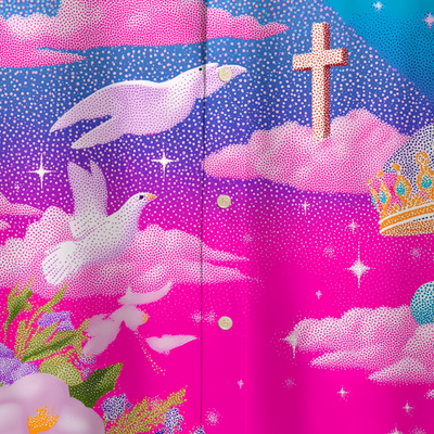PINK RAPTURE CUBAN SHIRT