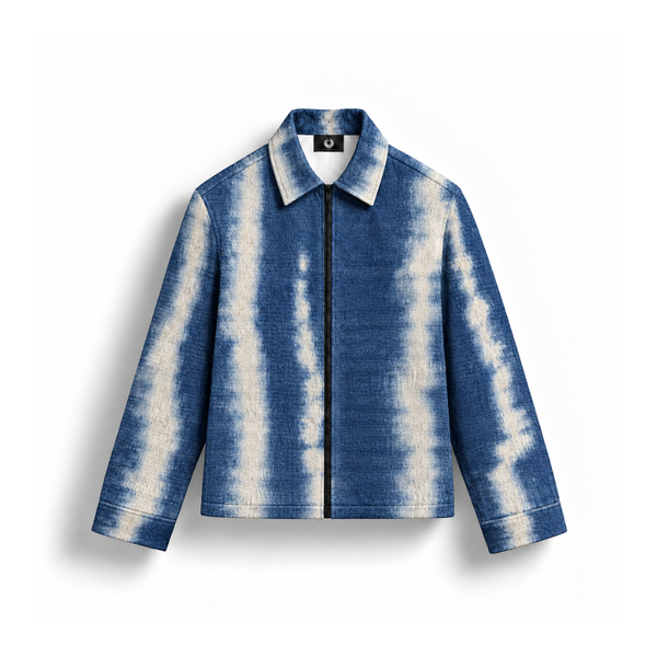 OG Fade Denim Printed Shacket