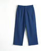 Relaxed Fit Linen Trousers - Sea Blue