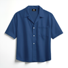 LINEN - BLUE CUBAN SHIRT