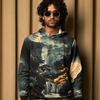 Moonlight Printed Hoodie