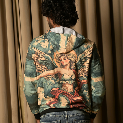 Wings Printed Hoodie