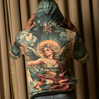 Wings Printed Hoodie