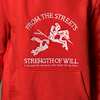 Strength of will embroidery Hoodie