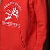 Strength of will embroidery Hoodie
