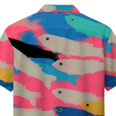 AQUA DRIFT CUBAN SHIRT