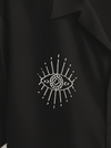 LINEN- EMBROIDERED NIGHT EYE SHIRT