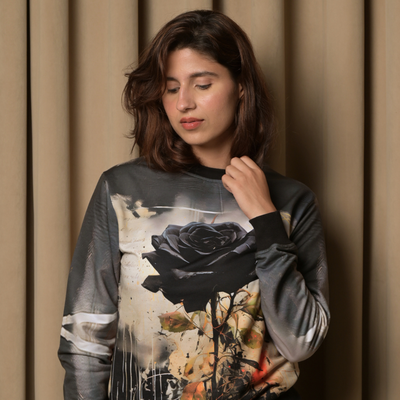 Rosa Retro Printed Sweatshirt