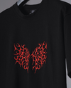 TRIBAL WINGS EMBROIDERY OVERSIZE T-SHIRT