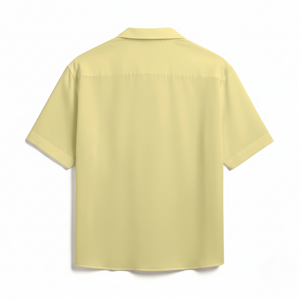 LINEN- YELLOW CUBAN SHIRT