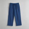 Relaxed Fit Linen Trousers - Sea Blue