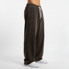 RELAXED FIT CORDUROY PANTS- BROWN