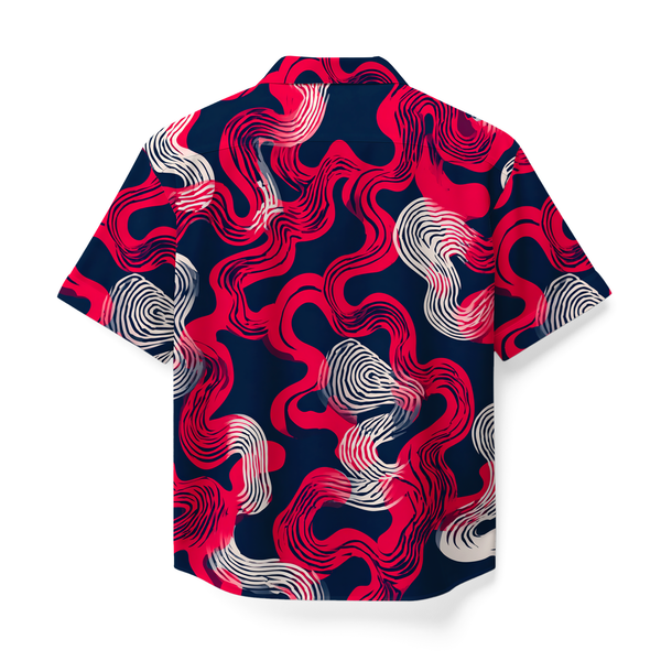 CORAL FLORA CUBAN SHIRT