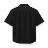 LINEN- BLACK CUBAN SHIRT