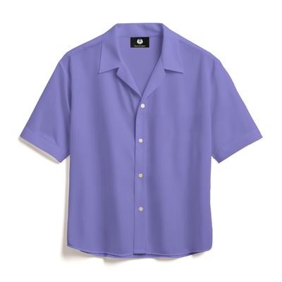 LINEN- LAVENDER CUBAN SHIRT