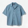 CORDUROY- SKY BLUE CUBAN SHIRT