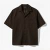 CORDUROY- BROWN CUBAN SHIRT
