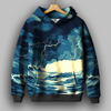 Dark Light Printed Hoodie