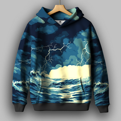 Dark Light Printed Hoodie