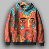 Abstro Spill Printed Hoodie