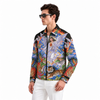 Divine Bliss Denim Printed Shacket