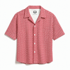 LINEN- CHECK RED LOVE CUBAN SHIRT