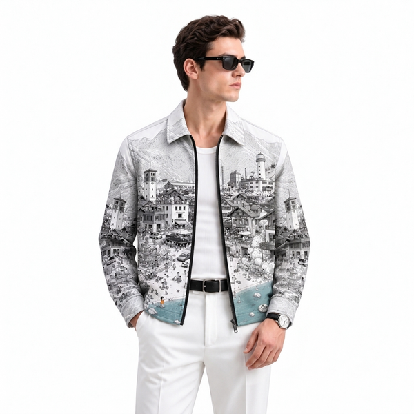 Basecamp Denim Printed Shacket