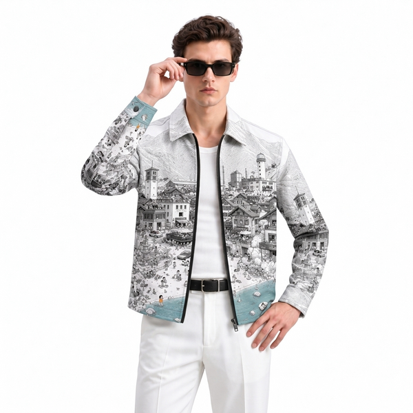 Basecamp Denim Printed Shacket