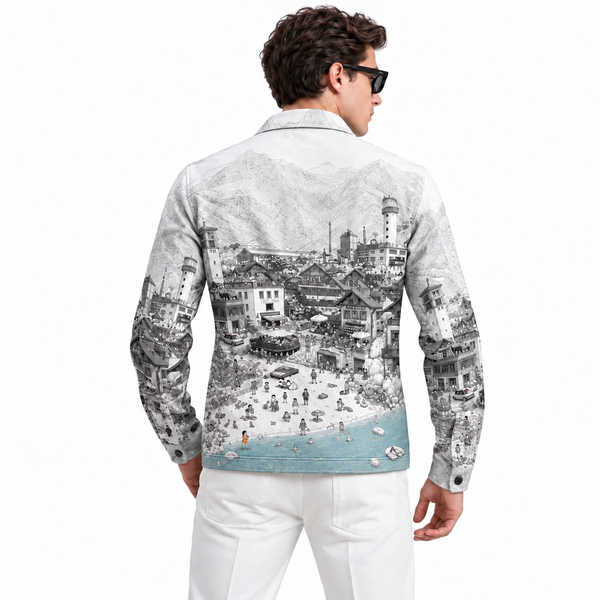 Basecamp Denim Printed Shacket