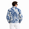 Waver Mix Denim Printed Shacket