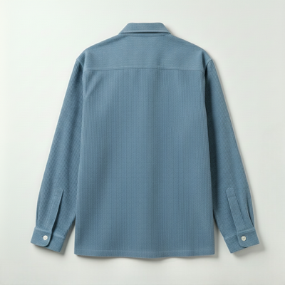 CORDUROY- SKY BLUE FULL-SLEEVES SHIRT
