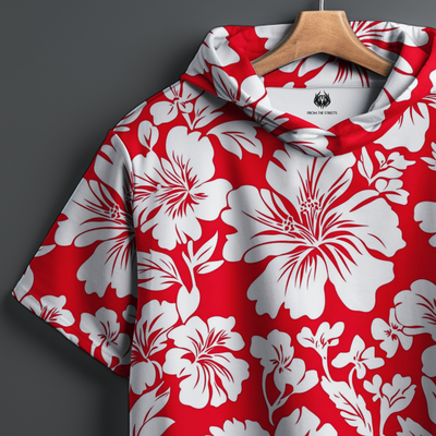 Hibuscus Oversized Summer Hoodie