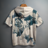 Tigour Oversized Half Hoodie