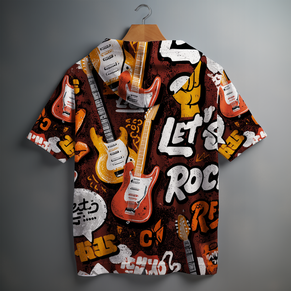 Rock n Roll Oversized Summer Hoodie