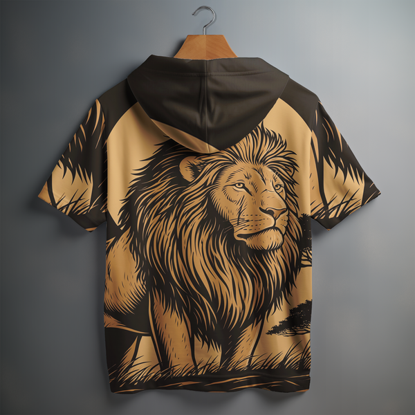 Lion Nation Oversized Half Hoodie