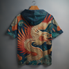 Printed- Dragon lord Oversized Half Hoodie