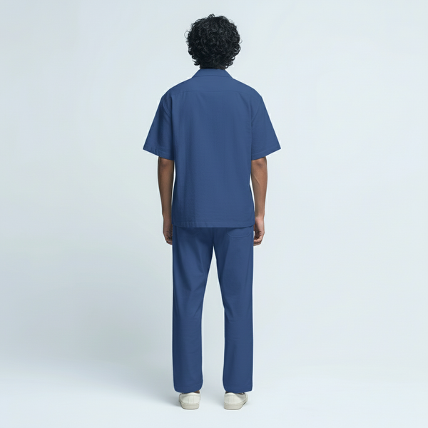 Linen- Blue Co-ord Set