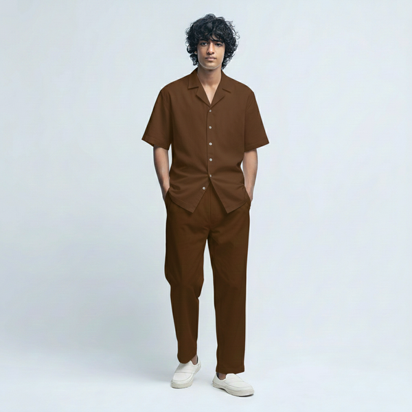 Linen- Brown Co-ord Set