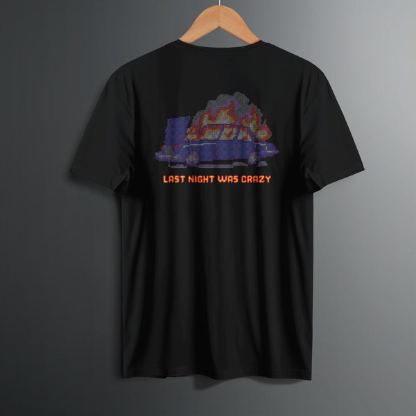 LIT NIGHTS EMBROIDERED REGULAR T-SHIRT