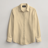 LINEN- BIEGE FULL SLEEVES SHIRT