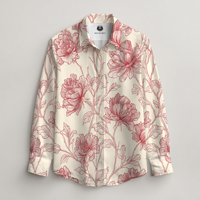 VEINY PRINTED FULL SHIRT